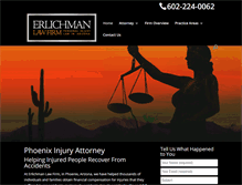 Tablet Screenshot of erlichmanlaw.com